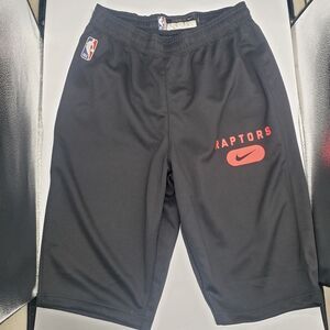 Nike Toronto Raptors Team Issue Therma Basketball Shorts DA8178-051 Sz L